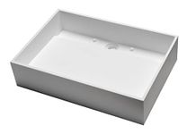 ALFI brand 20" x 14" White Matte Solid Surface Resin Sink