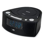Stereo Compact DISC Player with AM/FM Digital Dual Alarm Clock Radio