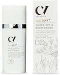Green People Age Defy+ Tinted DD Moisturiser SPF15 Light - Colour Correcting Tinted Day Cream - Paraben & Alcohol Free - Vegan, 30ml