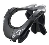 Alpinestars 6500019 Bionic Neck Support Tech 2 (XS/M, Black Cool Grey), Black/Cool Gray, XS/M