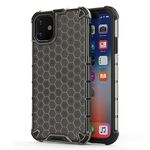 Zapcase Back Case Cover for iPhone 11 | Compatible for iPhone 11 Back Case Cover | 360 Degree Protection Hybrid Back Cover | Honey Comb Case for iPhone 11 with Camera Protection | (TPU + PC | Black)