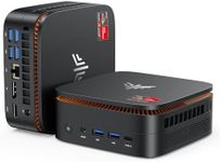 KAMRUI H1 Mini PC W-11 Pro, AMD Ryzen 7 6800H Processor (up to 4.7GHz), Mini Desktop Computers with 16GB RAM 512GB M.2 SSD, Micro Computer Support 4K UHD for Home Server Business Office