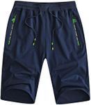 ozkzdp Men's Shorts with Zip Pocket