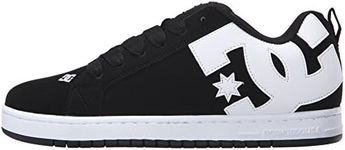 DC Men's Court Graffik Sneaker, Bla