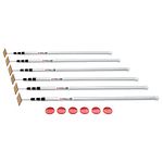 ZipWall 6-Pack 12'/3.6-Meter Spring-Loaded Poles for Dust Barriers, SLP6