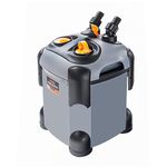 SEAJOEWE Canister Filter with 3 Media Trays Spray Bar External Canister Filter for Large Fish Tank and Aquariums, SF-650F-UV-171GPH