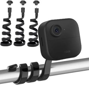 3 Pack Blink Outdoor Camera Mount, Blink Camera Mount Wall Mount 360° Adjustable Protective Case Housing Mount Stand Base Accessories for Blink Camera System, Black