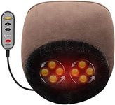 Heated Feet Massager,Plantar Massage Machine,Deep Shiatsu Kneading,Electric Feet Cushion,Nonslip Removable Feetbed Pain Relieve for Office Home Gift