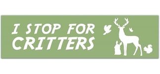 Critters Bumper Sticker | Animal Lover Sticker | Stickers for Car | Bumper Stickers | Waterproof Stickers | Stickers [00062]