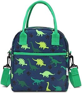 Lunch Box Bag for Kids,VASCHY Insulated Lightweight Lunch Box Tote for Toddler Boys and Girls School Daycare Kindergarten Dinosaur