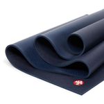 Manduka PRO Long & Wide Yoga Mat - For Women and Men, Non Slip, Cushion for Joint Support and Stability, Thick 6mm, 79in x 52in (200cm x 132cm), Midnight Blue