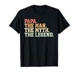 Papa Man Myth Legend Shirt For Mens