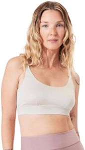 Bodily Everything Bra. Wireless Maternity & Nursing Bra for Pregnancy & Breastfeeding. InStyle's Best Maternity Bra. S-XL. (Medium, Moon)