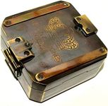 Medieval Replicas SOLID Brass Brunton 3 inch Compass Collectibles Compass Gift Item POCKET COMPASS