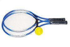 Sunsport Short Tennis Set - Racket & Ball | Outdoor Games for Families, Adults & Kids | Easy Set up, Fun for All Ages, Durable | Use for Summer, Beach, Garden & Parties