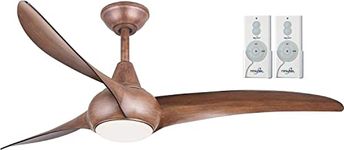 Minka-Aire F844-DK Light Wave 52" Ceiling Fan, Distressed Koa with Additional Remote Control