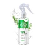 Streax Rosemary Hair Spray - 200ml , 100% Natural Extracts For Hair Growth , Stronger & Thicker Hair, Reduces Hair Fall , Nourishes Scalp & Stimulates Roots , Non-Sticky , Sulphate & Paraben-Free, Rosemary Water Spray for Hair Growth