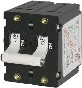 Blue Sea Systems Circuit Breaker AA2 20A WH, White