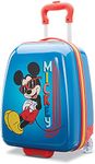 American Tourister Kids' Disney Hardside Upright Luggage, Mickey, Carry-On 18-Inch, Disney Hardside Upright Luggage