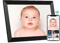 UCMDA Digital Photo Frame - 10.1 inch Smart WiFi Cloud Digital Picture Frame with FHD IPS Touch Screen Display, 16GB Storage, Automatic Rotation, Share Your Photos and Videos via Free App (Black)