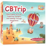 CBTrip Therapy Game for Kids, Counseling Game, Exploring Thoughts and Feelings Through Imagination, CBT Therapy Games for Counselors Focusing on Social Skills Development Through Play