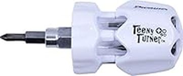 Picquic 46008 Teeny Turner, Micro Multi-Bit Screwdriver with Seven Bits, Bright White Opaque