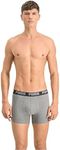 PUMA Men's Boxer, Dark Grey Melange