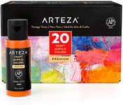 ARTEZA Craft Acrylic Paint, 20 Vint