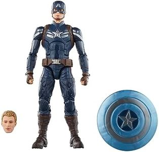 AVENGERS Hasbro Marvel Legends Series Captain America, Captain America: The Winter Soldier Collectible 6 Inch Action Figures, Marvel Legends Action Figures