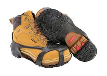 Due North Heavy Duty Ice Cleats for Traction on Snow & Ice - 28 Integrated Military Grade Tungsten Carbide Spikes (1 Pair)