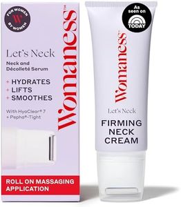 Womaness Let's Neck Firming Serum - Roll On Neck Creams for Tightening and Firming - Daily Crepey Skin Treatment to Smooth Neck Wrinkles & Sagging Skin - Hydrate, Tighten and Lift (50ml)