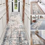 Very Long Hallway Narrow Runner Rug, Soft Non Slip Easy to Clean Bedroom Area Rug, Washable Kitchen Hall Carpets Runner Mats 60x300cm 80x450cm (Size : 3.3ft×9.8ft/100×300cm)