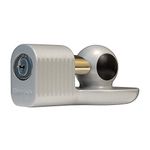 Master Lock 470-377DAT Nickel Chrome Finish, Zinc Die Cast Coupler Lock