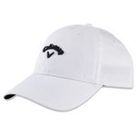 Callaway Golf 2022 Heritage Twill Adjustable Hat, Adjustable Size, White/Black Color