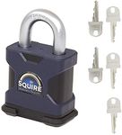 Squire - Stronghold SS50 Padlock - Loss Protection Certification LSP1654 - Level 2 - CEN 4-5 x Keys Supplied