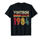 Vintage 1984 40th Birthday Gift Men Women 40 Years Old T-Shirt