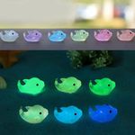 Chocozone Pack of 18 Cute Dolphin Miniatures Garden Decoration Gifts Home Decor Garden Decor (Luminous Dolphin)