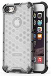 Glasgow Back Case Cover Compatible with Apple Iphone 7 (HoneyComb Pattern) - Transparent