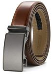 CHAOREN Ratchet Belts Men - 1 3/8" Mens Belts Leather for Casual Dress - Customizable Fit