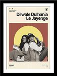 Tallenge - Dilwale Dulhaniya Le Jayenge - DDLJ - Shah Ruch Khan - Superhit Bollywood Hindi Movie Poster - Small Framed Poster(Paper,12 x 17 inches, Multicolour)