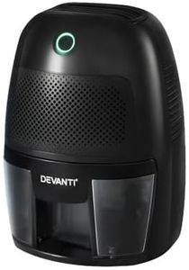 Devanti Portable Air Conditioner, 600ML Cooling Window Fan Cooler Conditioners Dehumidifier Purifier Home Bedroom Living Room Office Desk Black