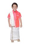 Smuktar garments South Indian Costume For Kids (10 to 11 Years) pink