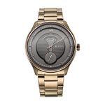 Titan Regalia Quartet Brown Dial Analog Stainless Steel Strap Watch for Men-NS1890QM01