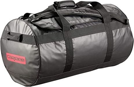 Caribee Kokoda Gear Duffle Bag, 90 Liter Capacity, Black