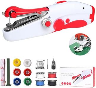 Handheld Sewing Machine, Mini Portable Electric Sewing Machine for Beginners Adult, Easy to Use and Fast Stitch Suitable for Clothes,Fabrics, Cutains,DIY Home Travel