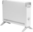 Dimplex ML2T 2kW Convector Heater, Freestanding Electric Plug In Convector Radiator, Floor Standing with Thermostat & Anti Frost Setting, Portable or Fixed, Quiet, Slim & Lightweight–White/Grey,Black