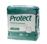 Medline Protect Extra Protective Underwear,Large - 20 EA