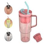 Tumbler with Lid and Straw,Tumbler 