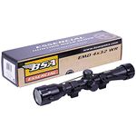 BSA EMD 4x32 Essential TELESCOPIC Air Gun Rifle SCOPE Sight + 11mm 3/8" Mounts