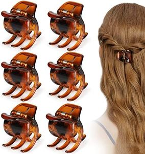 6 Pieces Hair Jaw Claws, Morhom 1.3 Inch Thick or Medium Hair Clips for Women and Girls